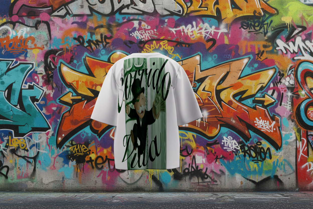 Corrido vida t-shirt backside design